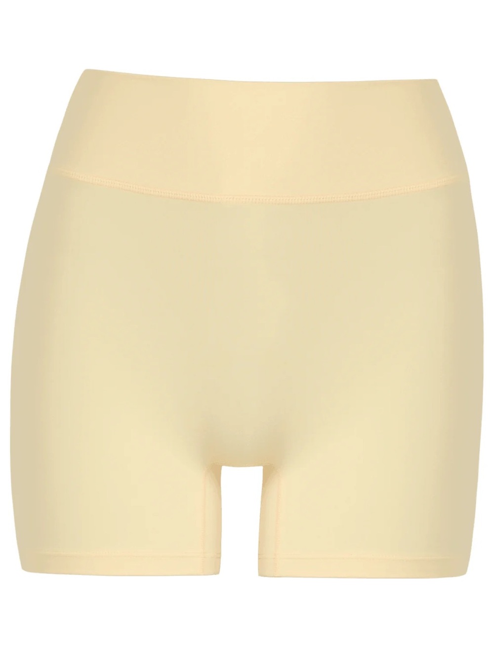 NWT CSB Form Invisible Scrunch Shorts 4" XS in Butter